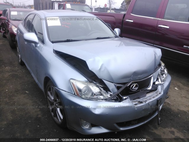 JTHBK262685052639 - 2008 LEXUS IS 250 Light Blue photo 1