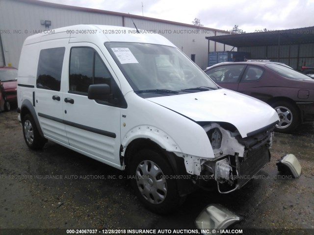 NM0LS6BN2CT113077 - 2012 FORD TRANSIT CONNECT XLT WHITE photo 1