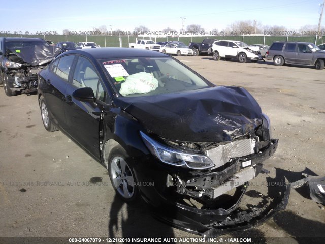 1G1BC5SM0J7146123 - 2018 CHEVROLET CRUZE LS BLACK photo 1