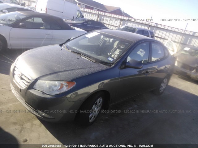 KMHDU46D88U384276 - 2008 HYUNDAI ELANTRA GLS/SE/LIMITED GRAY photo 2