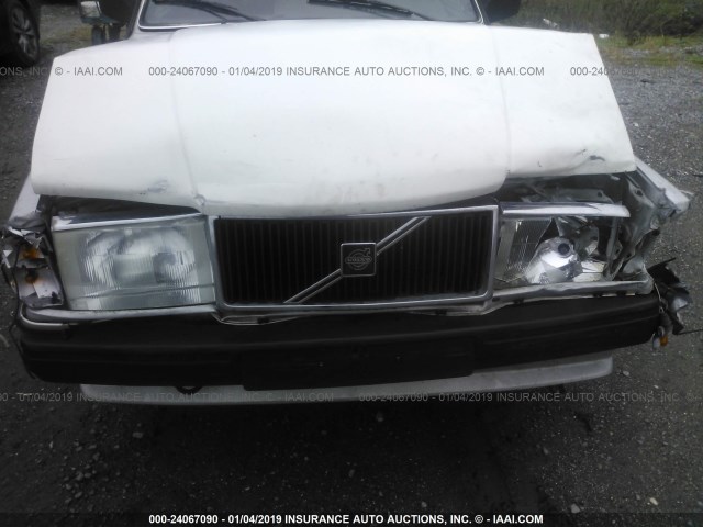 YV1AA8843L1416379 - 1990 VOLVO 240 DL SILVER photo 6