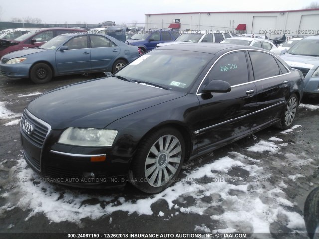 WAUMV44E07N024230 - 2007 AUDI A8 L QUATTRO BLACK photo 2