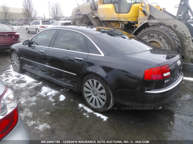 WAUMV44E07N024230 - 2007 AUDI A8 L QUATTRO BLACK photo 3