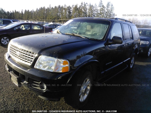 1FMDU75W62ZC00922 - 2002 FORD EXPLORER LIMITED BLACK photo 2