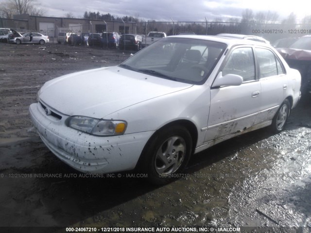 2T1BR12E3YC344579 - 2000 TOYOTA COROLLA VE/CE/LE WHITE photo 2