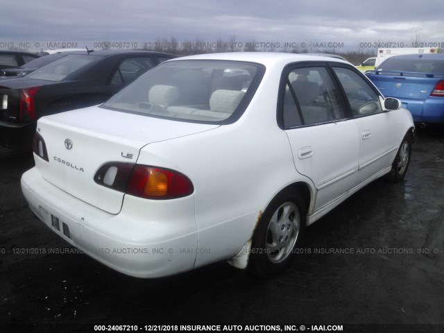 2T1BR12E3YC344579 - 2000 TOYOTA COROLLA VE/CE/LE WHITE photo 4