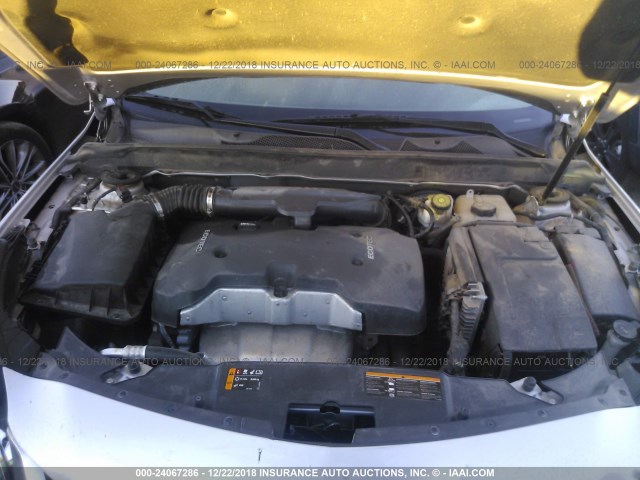 1G11B5SL9EF194480 - 2014 CHEVROLET MALIBU LS 银色 照片 10