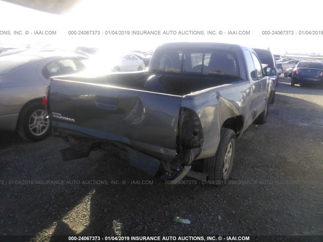 5TFTX4CN8DX022770 - 2013 TOYOTA TACOMA ACCESS CAB ნაცრისფერი ფოტო 4