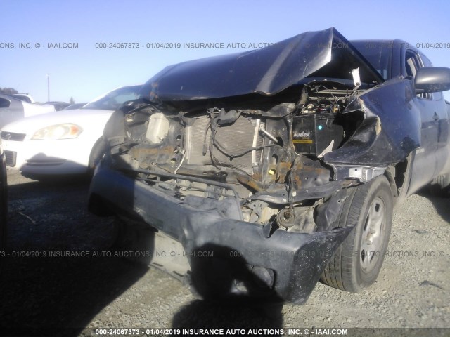 5TFTX4CN8DX022770 - 2013 TOYOTA TACOMA ACCESS CAB ნაცრისფერი ფოტო 6
