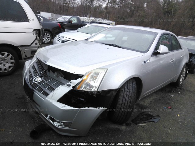 1G6DT57V280180278 - 2008 CADILLAC CTS HI FEATURE V6 SILVER photo 2