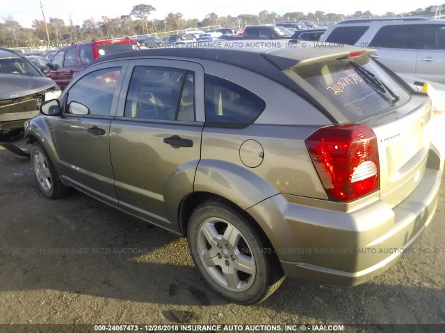 1B3HB48B08D571634 - 2008 DODGE CALIBER SXT GRAY photo 3