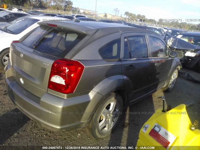 1B3HB48B08D571634 - 2008 DODGE CALIBER SXT GRAY photo 4