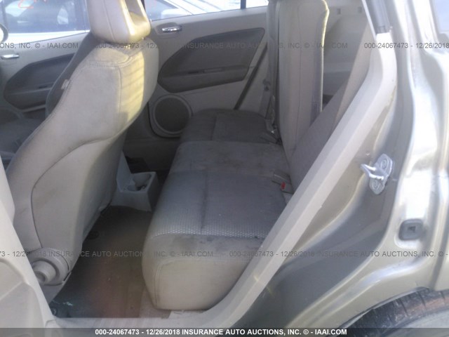 1B3HB48B08D571634 - 2008 DODGE CALIBER SXT GRAY photo 8