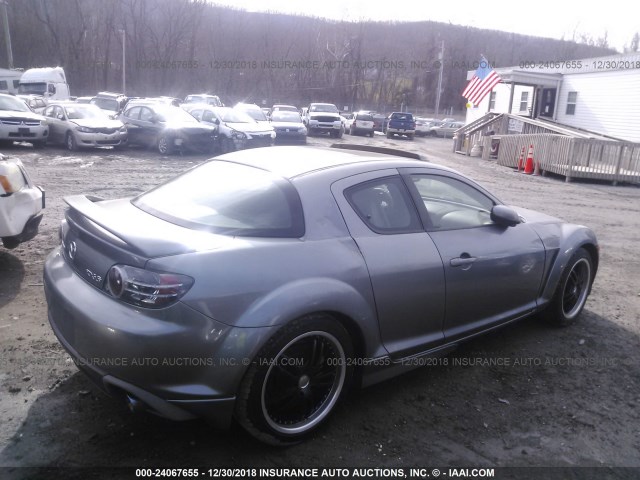 JM1FE17N640131023 - 2004 MAZDA RX8 GRAY photo 6