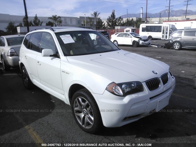 WBXPA93496WG76120 - 2006 BMW X3 3.0I WHITE photo 1