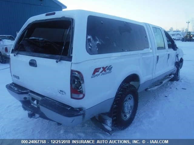 1FTSW21P56EA98193 - 2006 FORD F250 SUPER DUTY თეთრი ფოტო 4