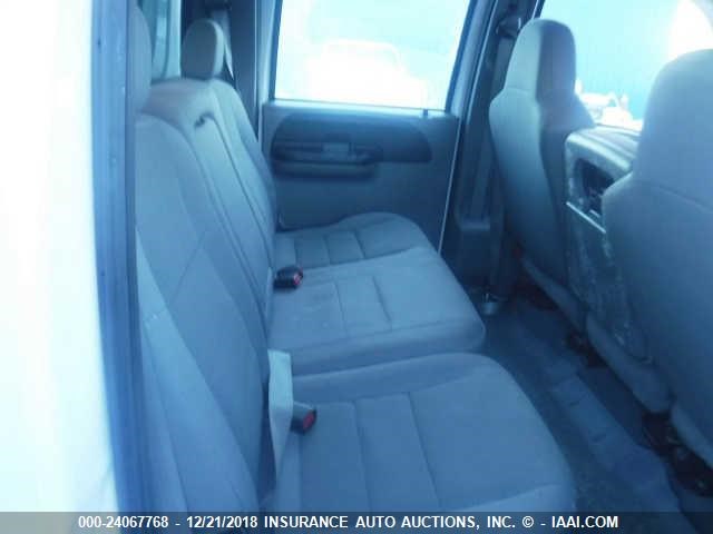 1FTSW21P56EA98193 - 2006 FORD F250 SUPER DUTY თეთრი ფოტო 8