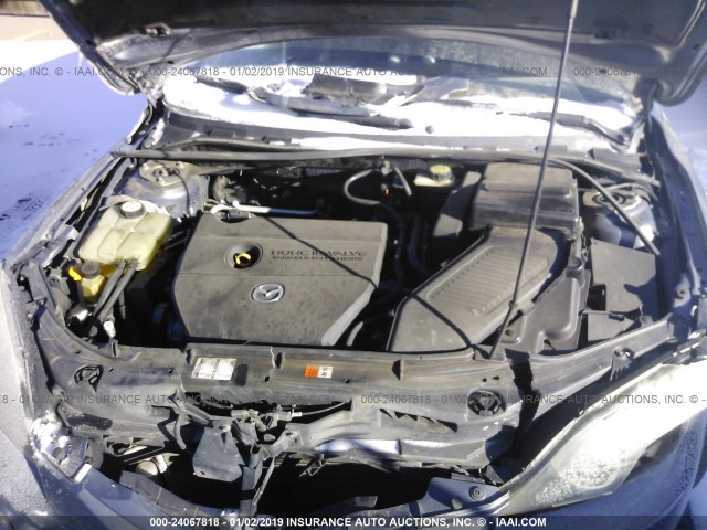 JM1BK343971646814 - 2007 MAZDA 3 HATCHBACK GRAY photo 10