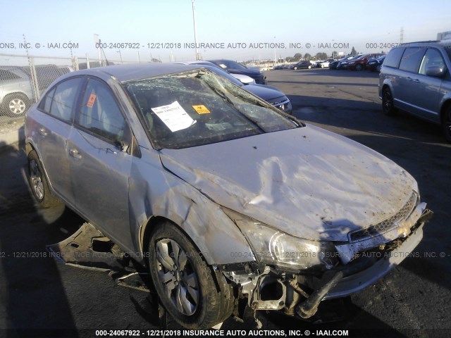 1G1PA5SG9E7366646 - 2014 CHEVROLET CRUZE LS SILVER photo 1