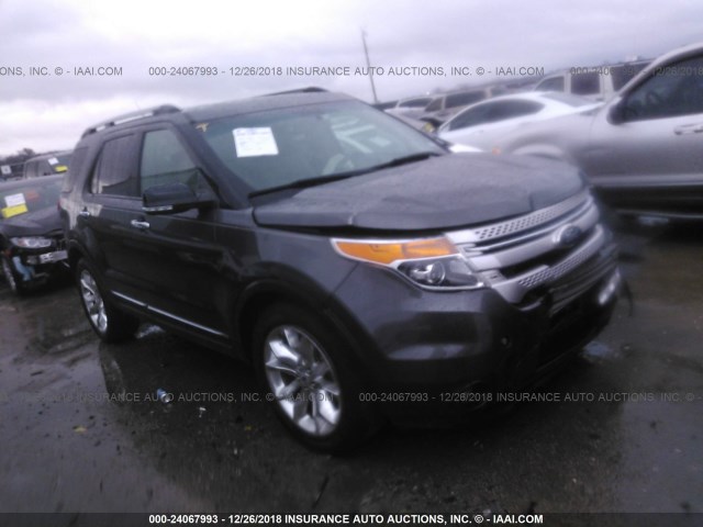 1FM5K7D84FGB39441 - 2015 FORD EXPLORER XLT GRAY photo 1