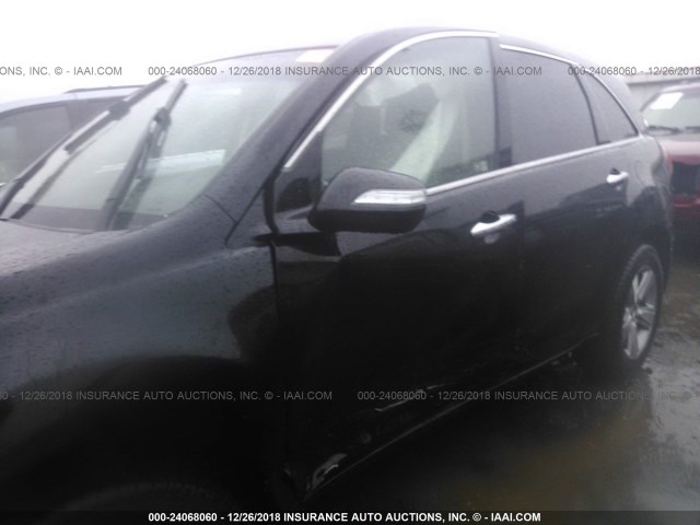 2HNYD2H39CH542659 - 2012 ACURA MDX TECHNOLOGY BLACK photo 6