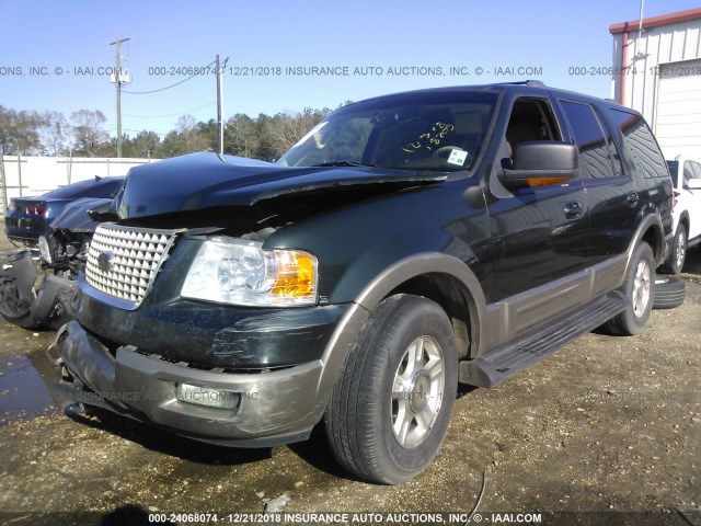 1FMPU17L53LB26488 - 2003 FORD EXPEDITION EDDIE BAUER GREEN photo 2