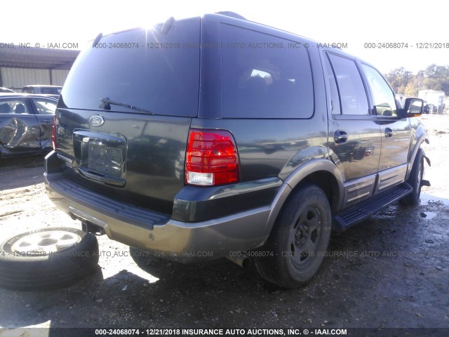 1FMPU17L53LB26488 - 2003 FORD EXPEDITION EDDIE BAUER GREEN photo 4