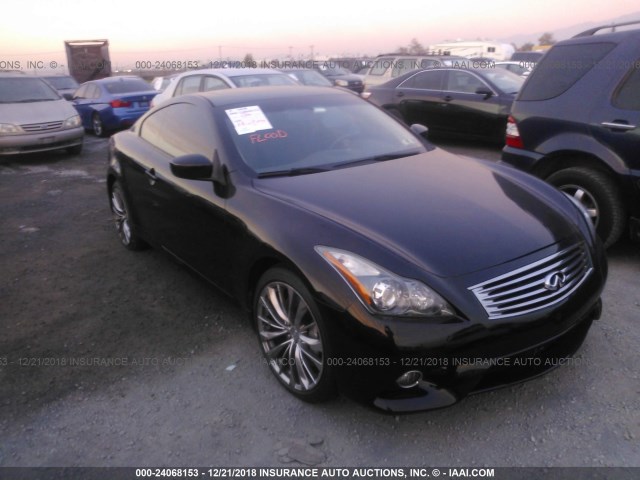 JN1CV6EL0BM263608 - 2011 INFINITI G37 BLACK photo 1