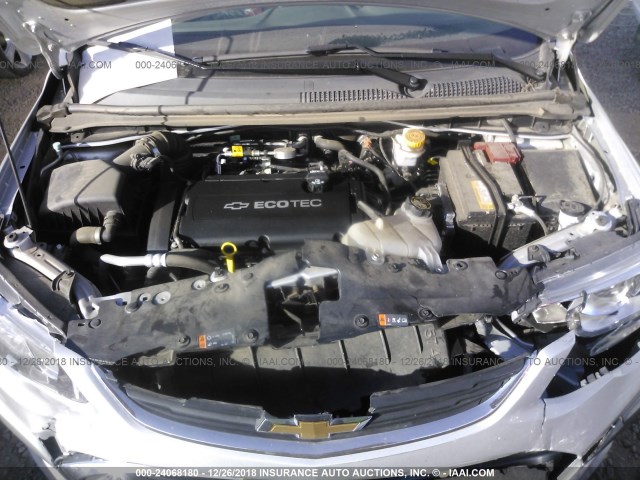 1G1JB5SG9H4178377 - 2017 CHEVROLET SONIC LS 银色 照片 10