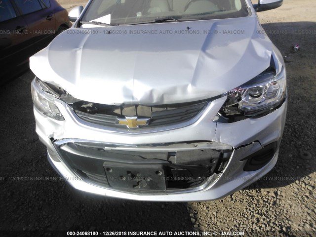 1G1JB5SG9H4178377 - 2017 CHEVROLET SONIC LS 银色 照片 6