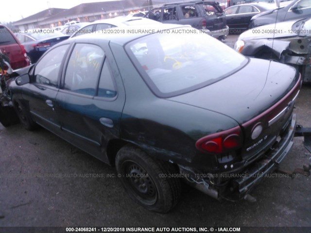 1G1JF54F737209433 - 2003 CHEVROLET CAVALIER LS GREEN photo 3