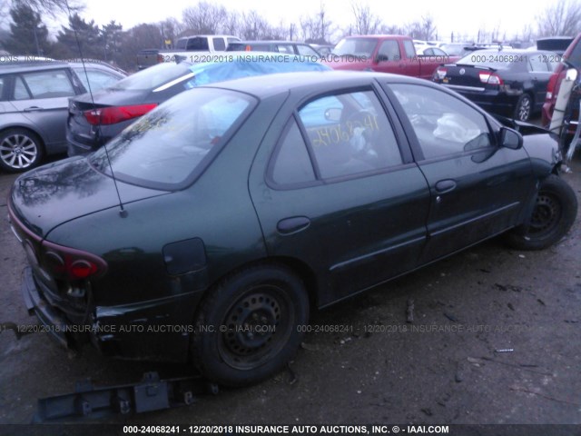 1G1JF54F737209433 - 2003 CHEVROLET CAVALIER LS GREEN photo 4