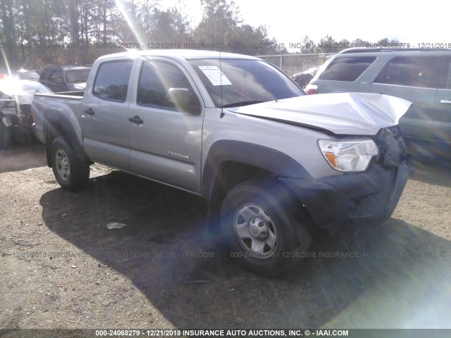 3TMJU4GN6EM168182 - 2014 TOYOTA TACOMA DOUBLE CAB PRERUNNER SILVER photo 1