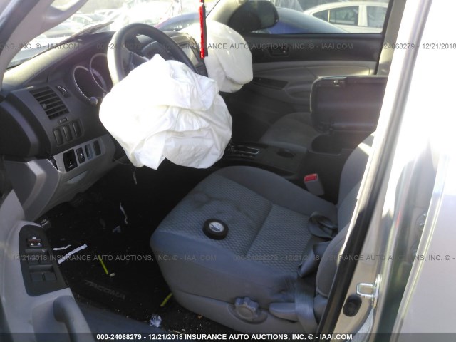 3TMJU4GN6EM168182 - 2014 TOYOTA TACOMA DOUBLE CAB PRERUNNER SILVER photo 5