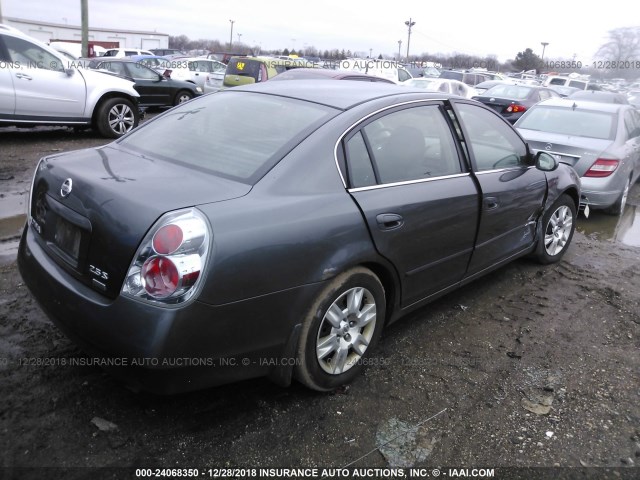 1N4AL11D26C165368 - 2006 NISSAN ALTIMA S/SL GRAY photo 4