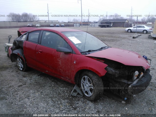 1G8AN12F95Z156032 - 2005 SATURN ION LEVEL 2 RED photo 1