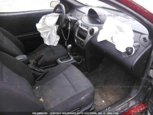1G8AN12F95Z156032 - 2005 SATURN ION LEVEL 2 RED photo 5