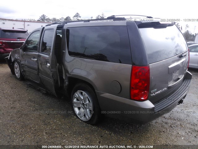 1GKS1KE08CR140988 - 2012 GMC YUKON XL C1500 SLT TAN photo 3