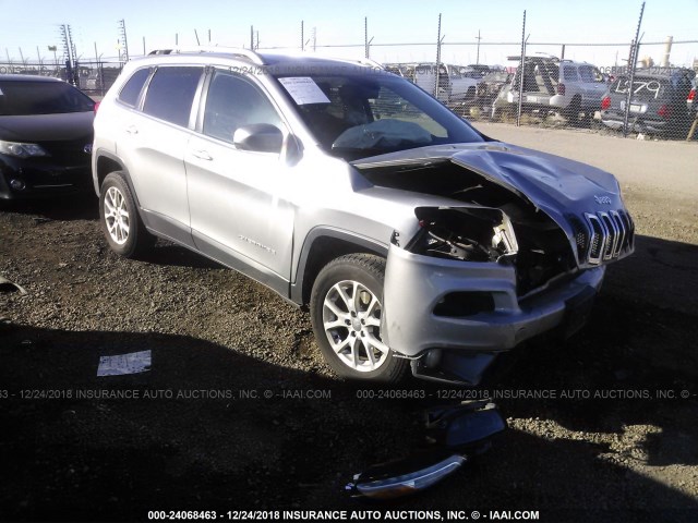 1C4PJMCS4FW562246 - 2015 JEEP CHEROKEE LATITUDE SILVER photo 1