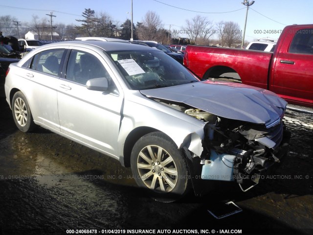 1C3CC5FB6AN214235 - 2010 CHRYSLER SEBRING LIMITED SILVER photo 1