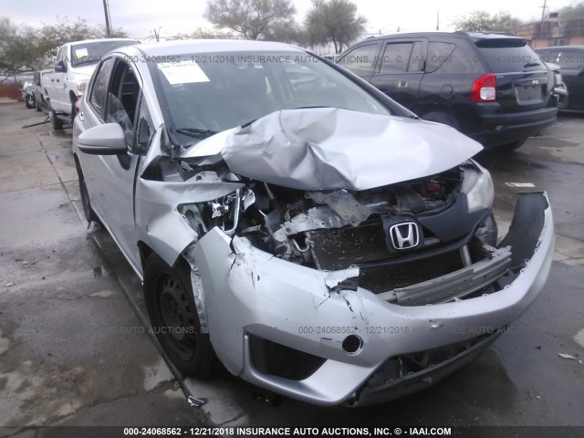 3HGGK5H53FM718946 - 2015 HONDA FIT LX SILVER photo 6