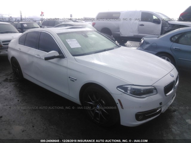 WBA5B1C52ED479113 - 2014 BMW 535 I WHITE photo 1
