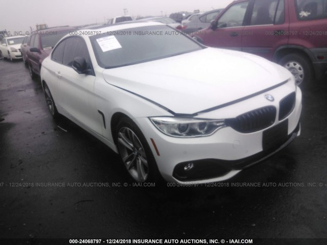 WBA3N9C55EF721801 - 2014 BMW 428 XI WHITE photo 1