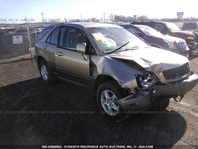 JTJHF10U110212186 - 2001 LEXUS RX 300 TAN photo 1