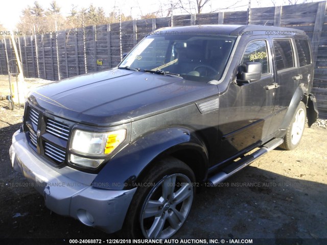 1D4PU7GX7AW163888 - 2010 DODGE NITRO SHOCK BLACK photo 2