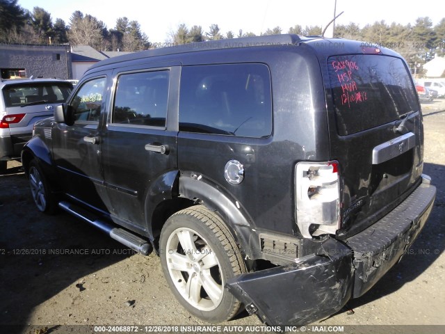 1D4PU7GX7AW163888 - 2010 DODGE NITRO SHOCK BLACK photo 3