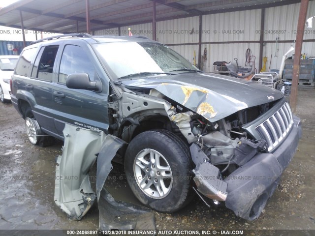 1J4GX48S44C137707 - 2004 JEEP GRAND CHEROKEE LAREDO/COLUMBIA/FREEDOM 绿色 照片 1