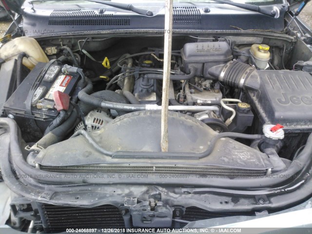 1J4GX48S44C137707 - 2004 JEEP GRAND CHEROKEE LAREDO/COLUMBIA/FREEDOM 绿色 照片 10