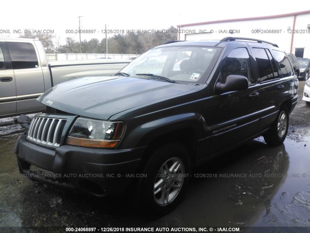 1J4GX48S44C137707 - 2004 JEEP GRAND CHEROKEE LAREDO/COLUMBIA/FREEDOM 绿色 照片 2