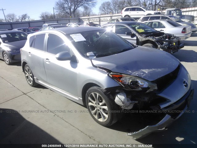 JM1BL1K52B1374864 - 2011 MAZDA 3 S GRAY photo 1